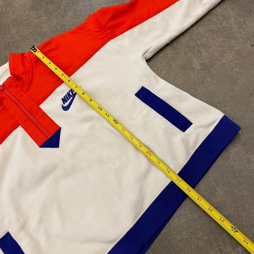 Vintage Nike Colorblock Quarter Zip Fleece Jacket Womens Size Medium - Picture 5 of 6